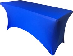 STRETCH RECTANGLE TABLECLOTH (BLUE)