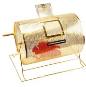 Brass Raffle Ticket Spinning Cage