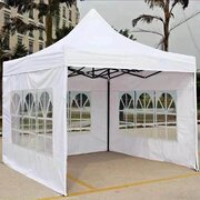 10x10 Ez Up Tent W/ Side Walls ( Requires 4 25 lbs Sandbags )
