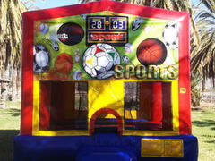 Sports Bounce House with Basket Ball Hoop