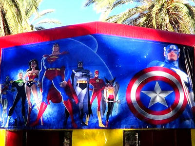 Justice League Bounce House