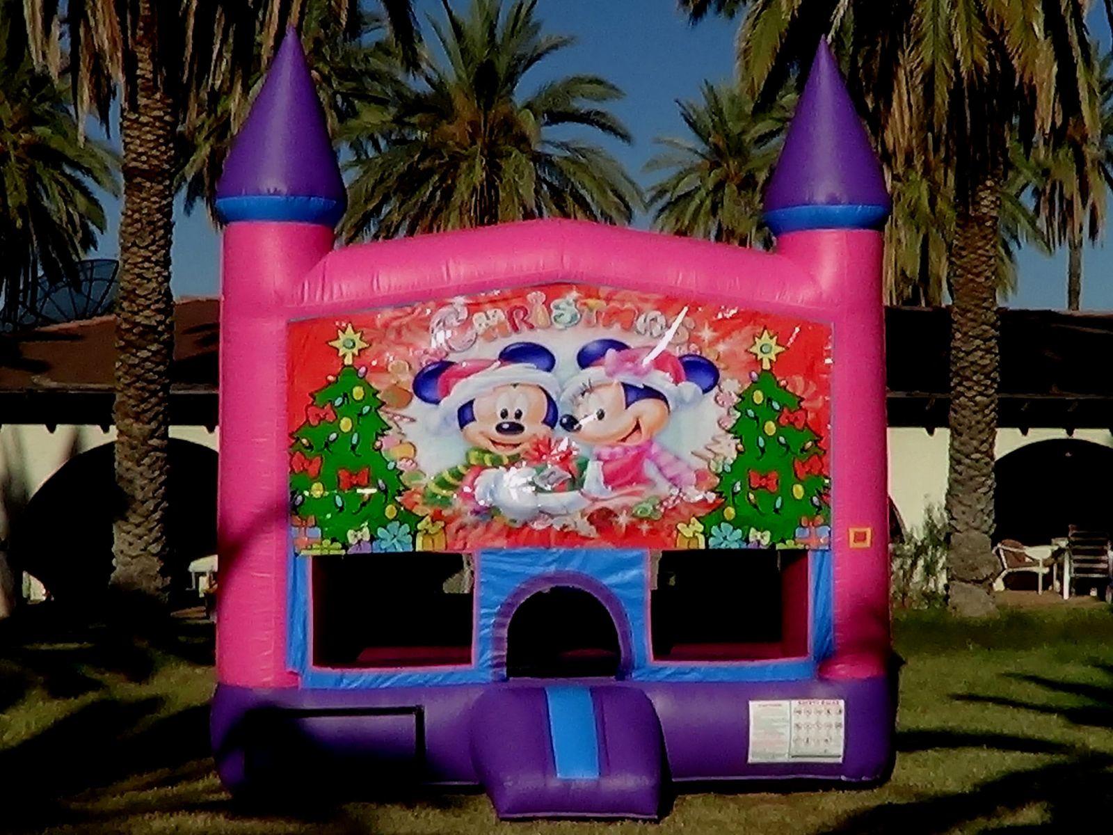 Christmas Mouse Bounce House