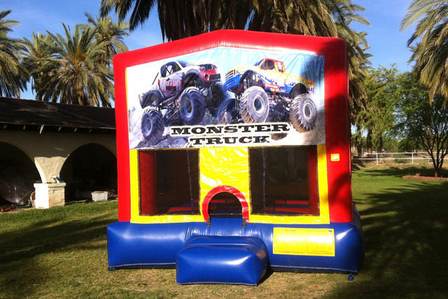 Monster Trucks Bounce House