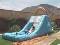 Rainbow Slide with Splash Landing