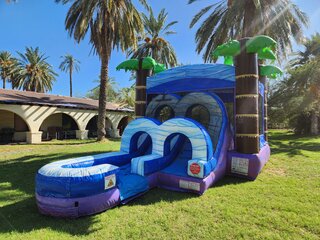Kiddie Bounce Slide Obstacle Combo