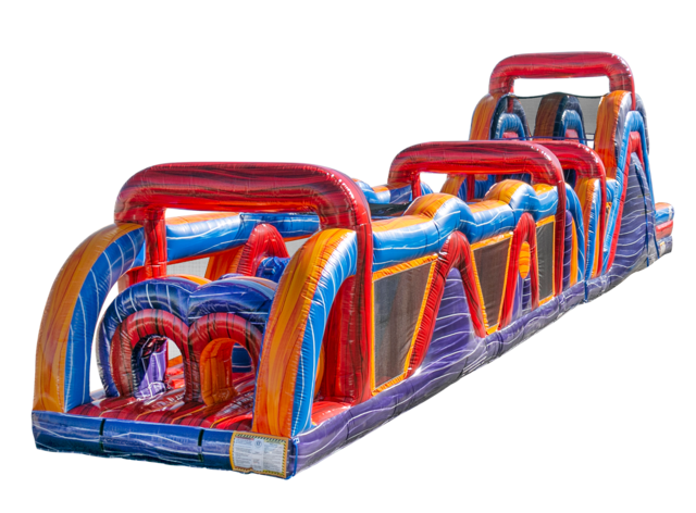 obstacle bounce house for rent