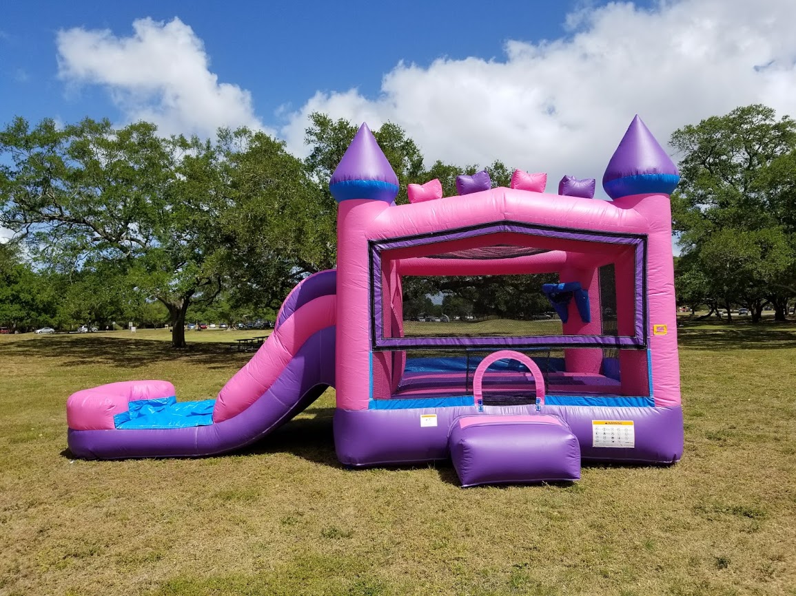 pink bounce house