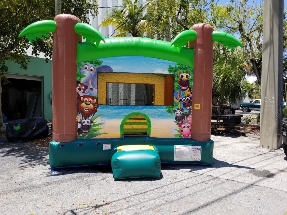 jungle bounce house