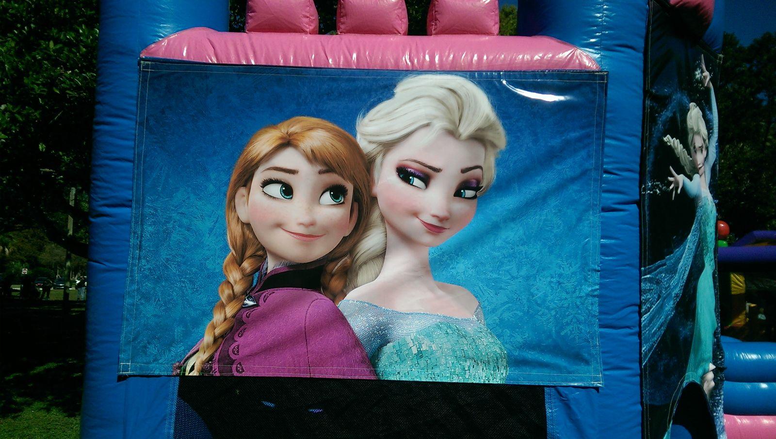 frozen bounce house