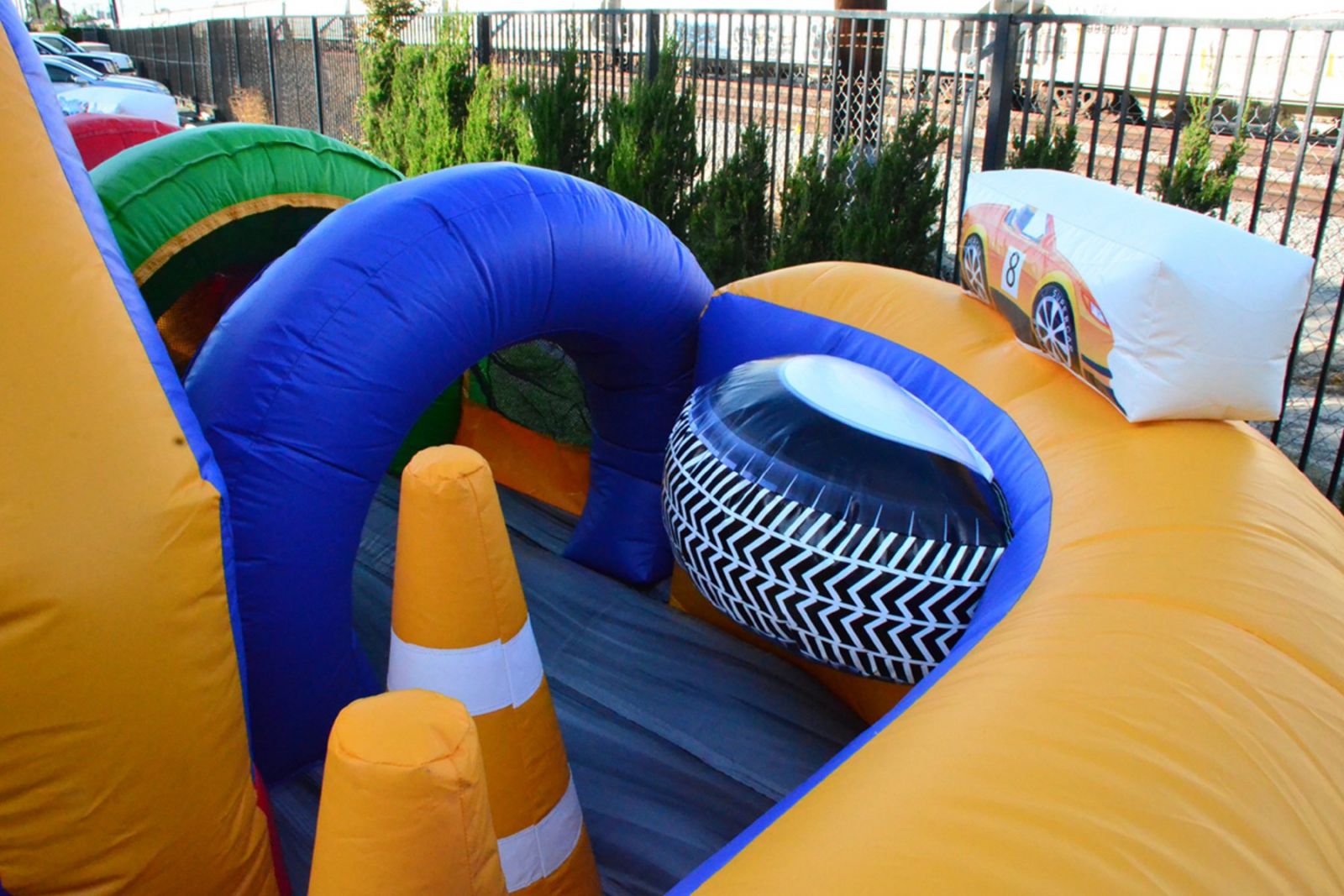 racing bounce house