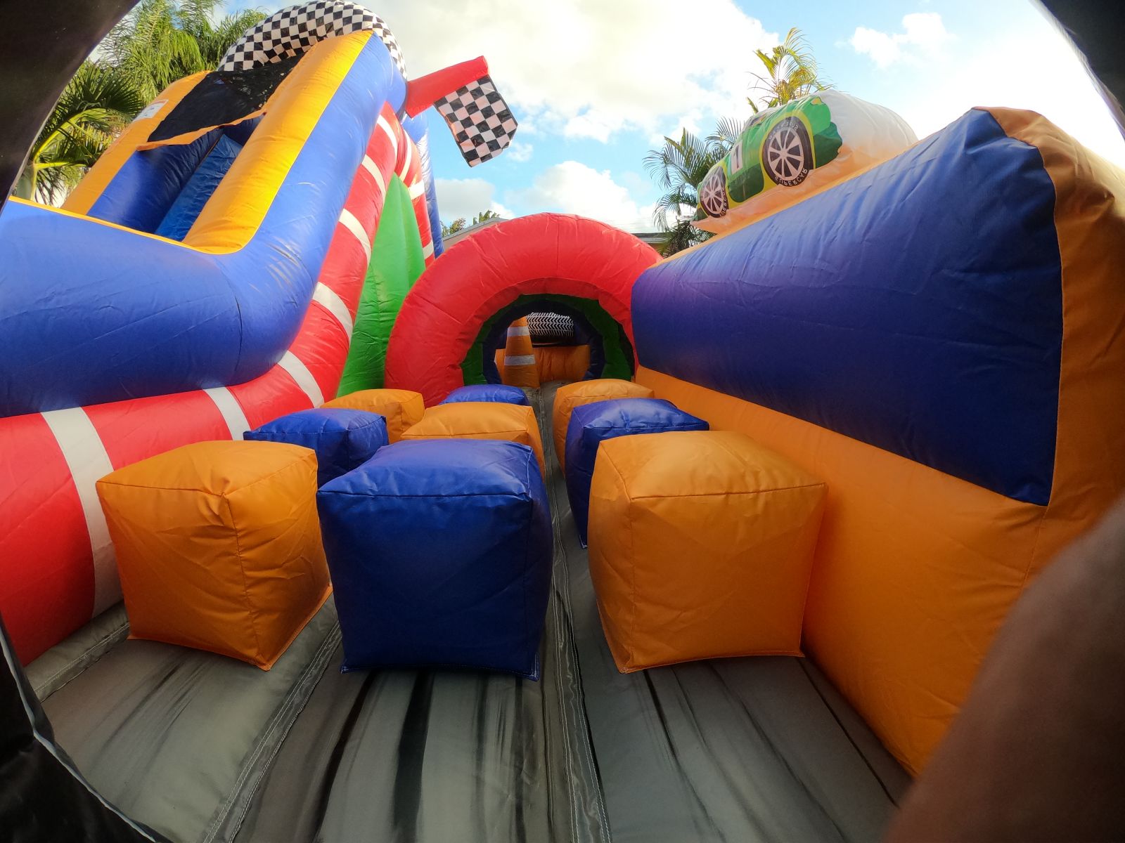 obstacle bounce house