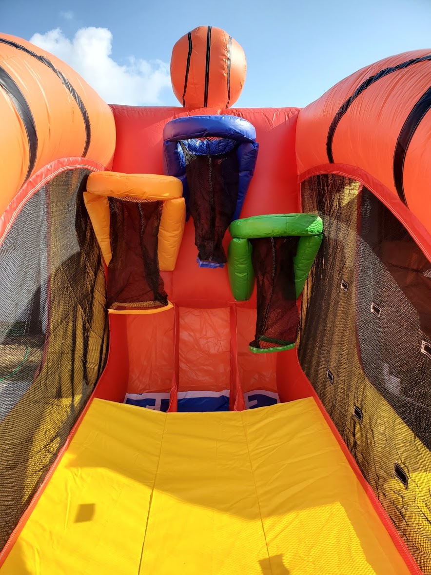 inflatable basketball