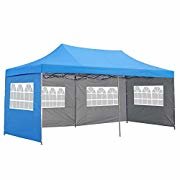 10x20 Popup Tent with side walls