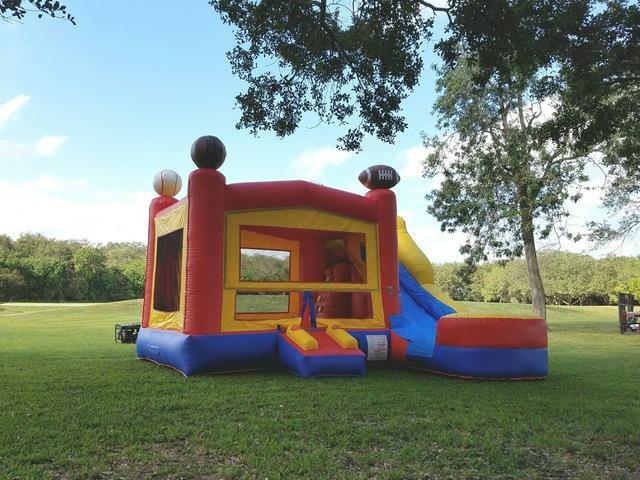 3 in 1 Sports Combo with water slide