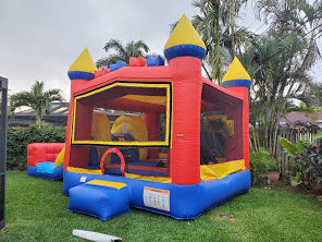 4 in 1 Castle Combo with dry slide