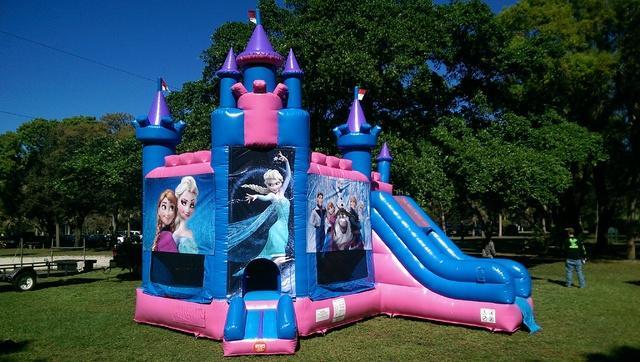 Frozen Castle combo with dry slide