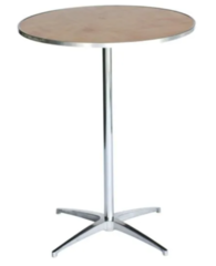 30'' Round High Top Table