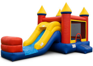 4 in 1 Castle Combo with Dry Slide or Water Slide