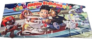 Paw Patrol Happy Birthday Banner