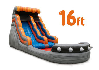 Blazing Wave 16ft Water Slide