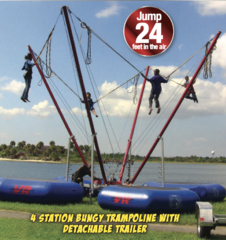 Bungee Jump Trampoline 24ft (4 people)