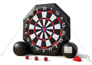 Giant Soccer dart and Velcro football two sided game