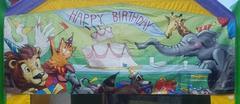 Happy Birthday Animals Banner Happy Birthday Animals Banner