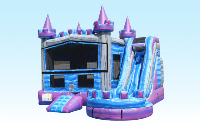 Enchanted Castle Combo with Dry Slide or Water Slide
