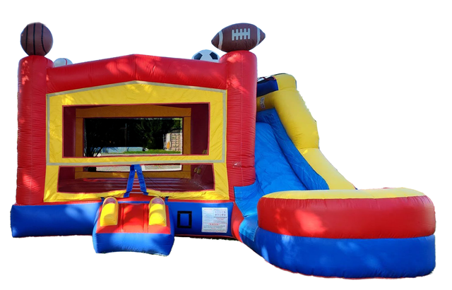 3 in 1 Sports Combo with water slide