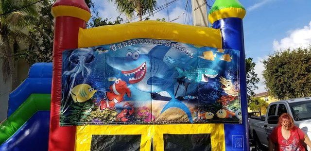 Under water School banner