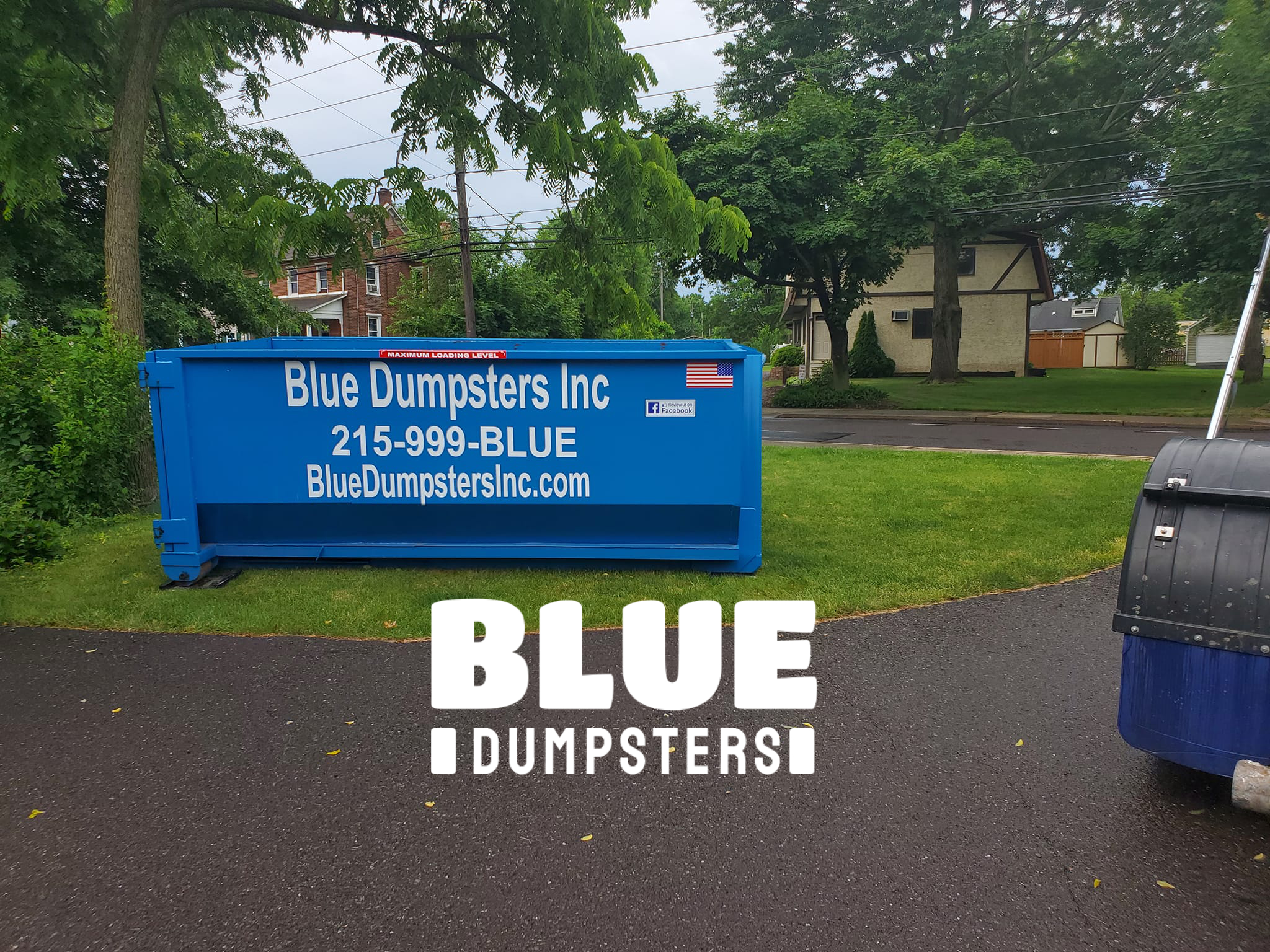 Local Dumpster Rental Blue Dumpsters Souderton PA for Yard Waste