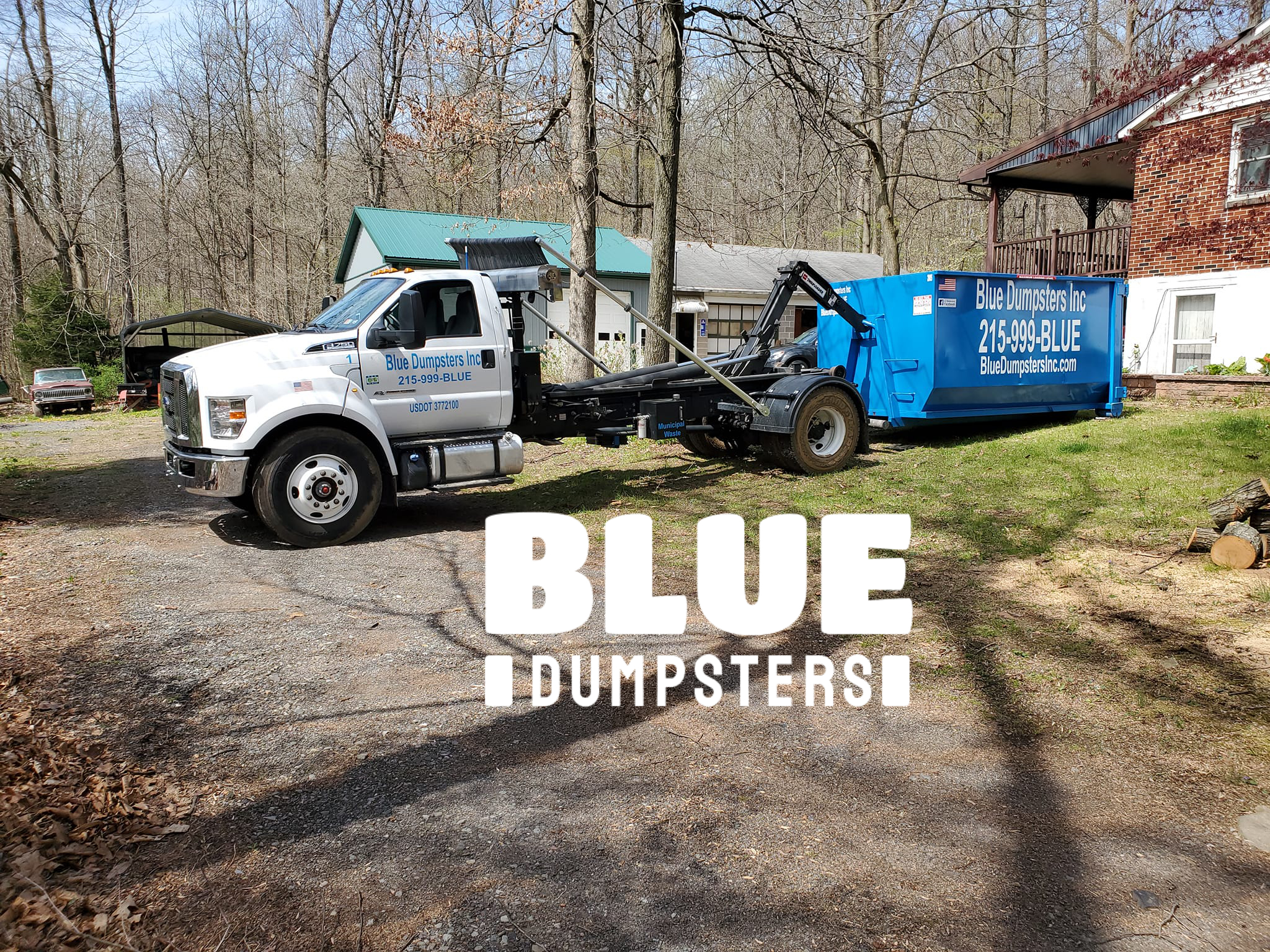 Construction Dumpster Rental Blue Green Lane PA