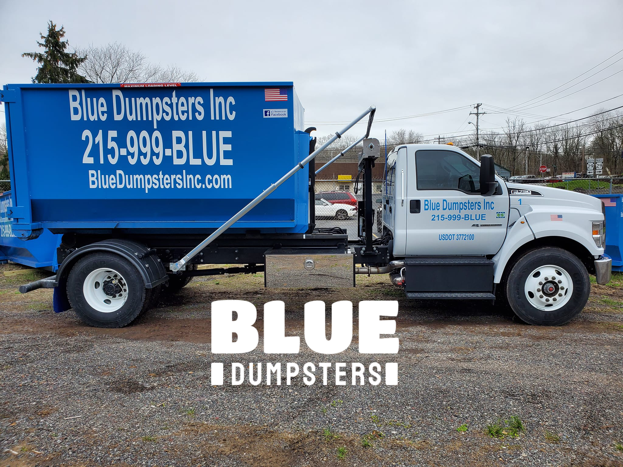 Durable Construction Dumpster Rental Blue Dumpsters Souderton PA