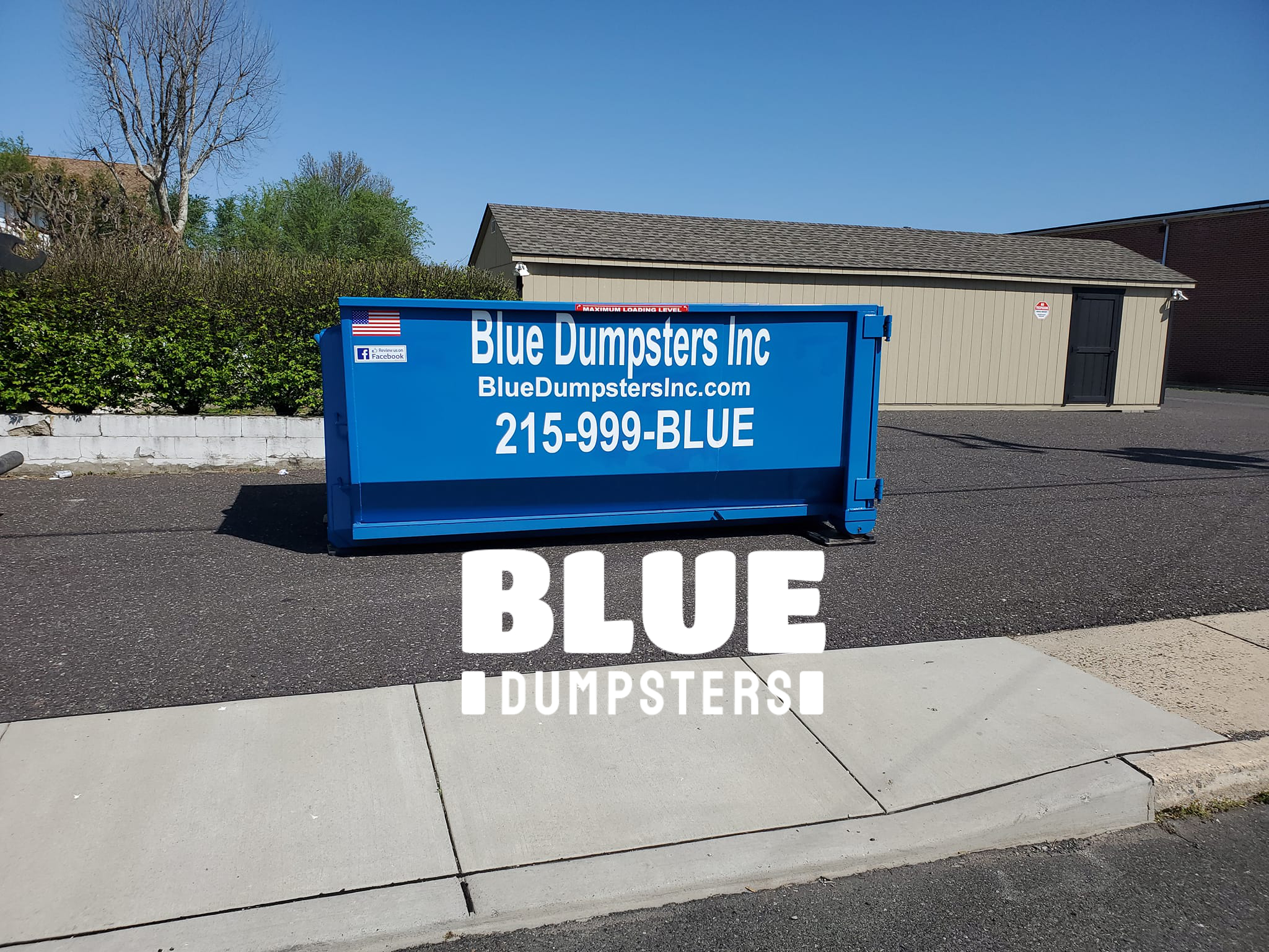 Roofing Dumpster Rental Blue Harleysville PA