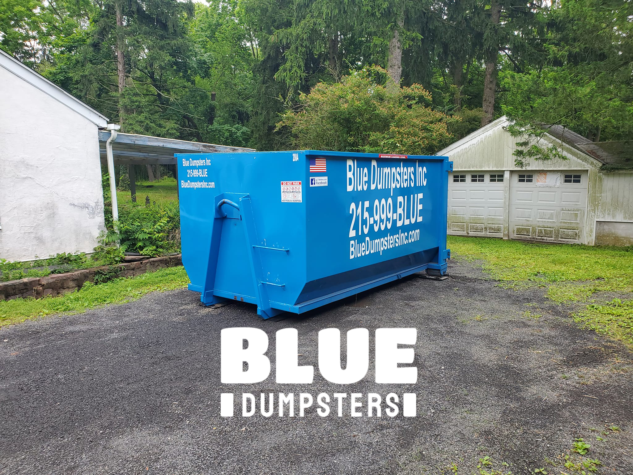 Residential Dumpster Rental Blue Dumpsters Harleysville PA