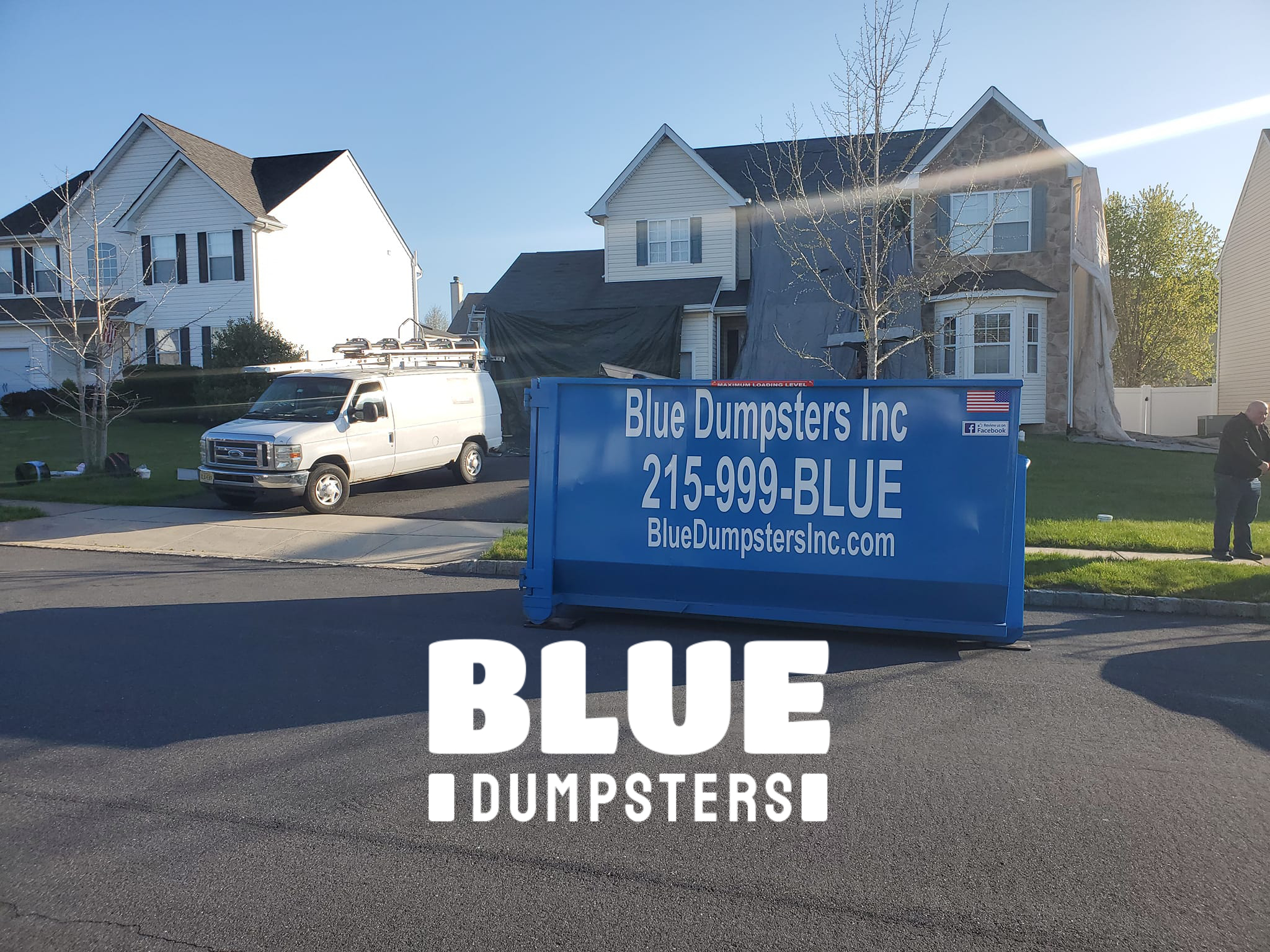 Roofing Dumpster Rental Blue Dumpsters Coopersburg PA
