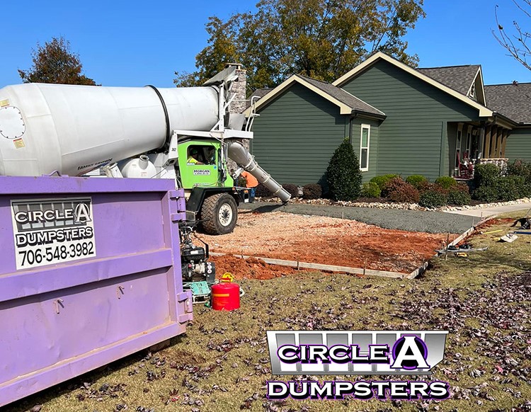 Roofing Debris Roll Off Dumpster Arnoldsville GA