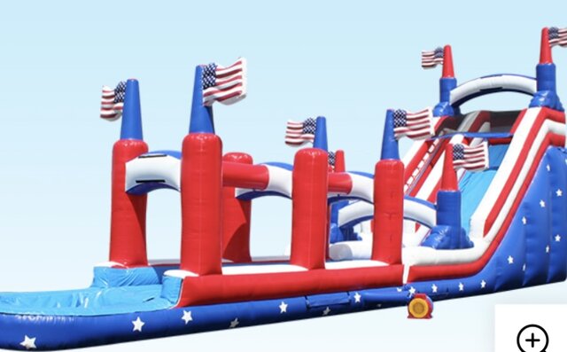 24’ Stars and Stripes with SlipNSlide