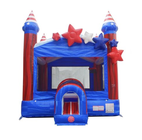 Red, White, and Blue Bounce House