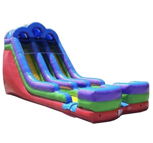 19’ Dual Lane Dry Slide