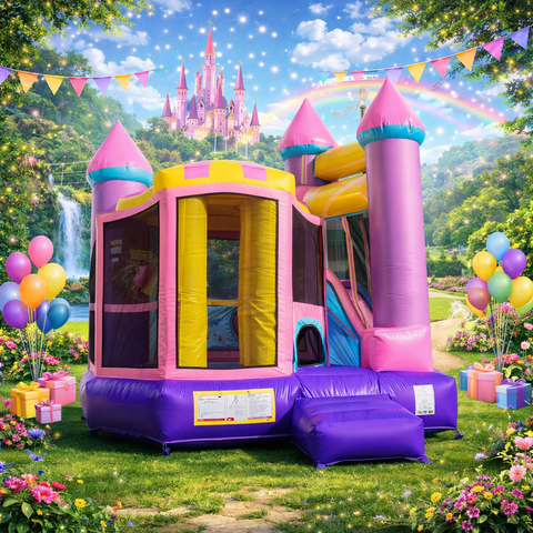 Glittering Castle Combo with Slide