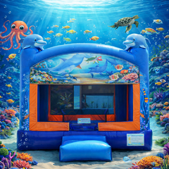 Shark Attack Bounce House