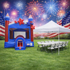 BounceHouse/Tent/Tables/Chairs Package