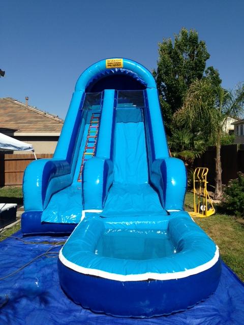 20' Blue water slide