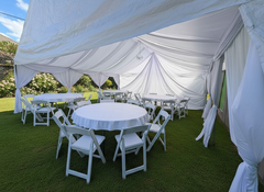 Draping tents