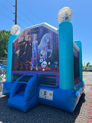 Girl Bounce House Frozen