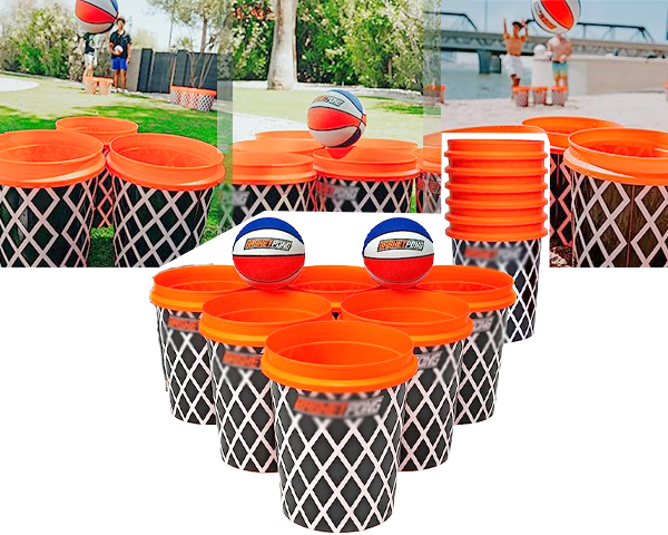 Giant Yard Pong Basketball Game