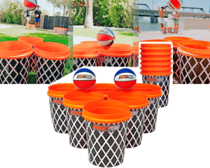 Giant Yard Pong Basketball Game