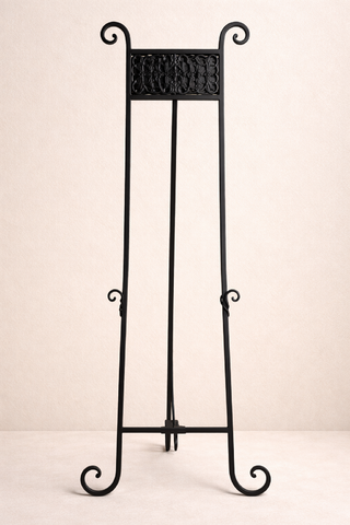 Black Metal Easel 