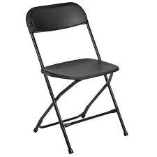 Black Folding Chair